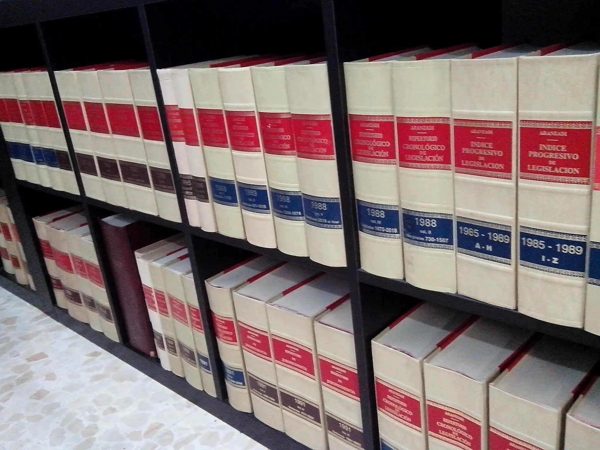 Archivadores del despacho